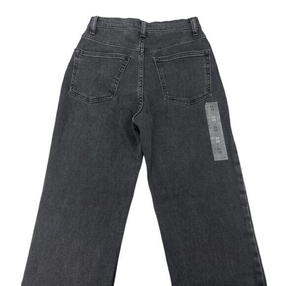 Silver Jeans Women's Highly Desirable Slim Straight Jean In Black Size 24 x 28 - Picture 6 of 6